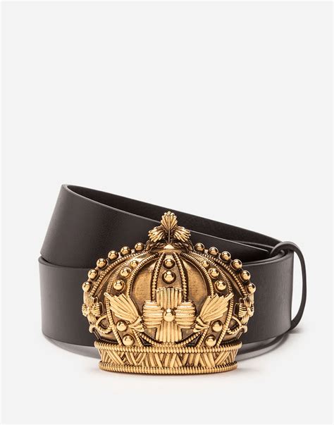 dolce and gabbana crown belt.